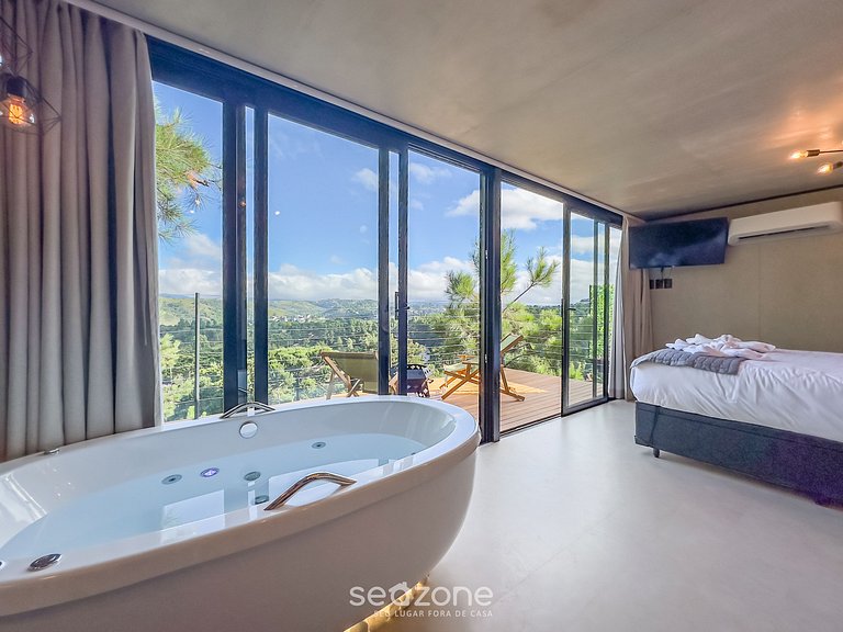 Confortável Cabana de Pedra na Serra CNB011