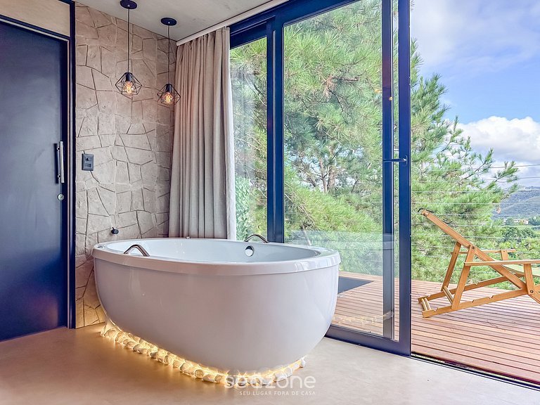 Linda cabana com vista p/ montanhas em CDJ CNB010