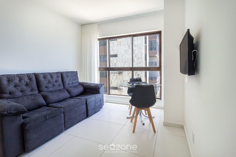 Apto Vista Mar Pé na Areia em Boa Viagem IAA0502