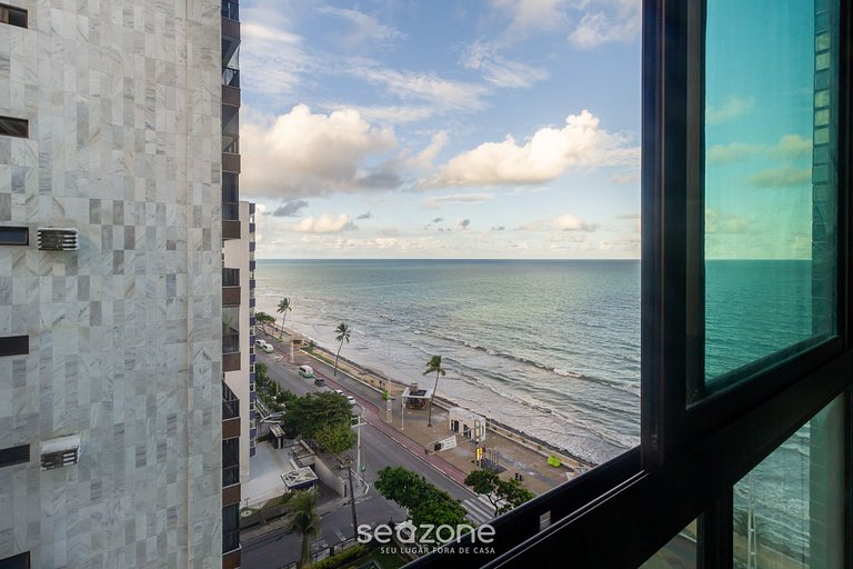 Apto Vista Mar Pé na Areia em Boa Viagem IAA1003