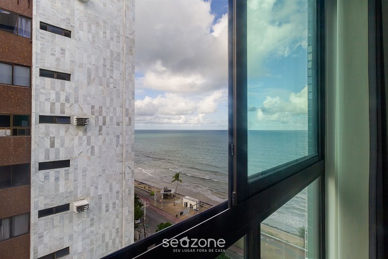 Apto Vista Mar Pé na Areia em Boa Viagem IAA1004