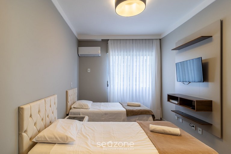 Apto completo no centro de Floripa EDC402