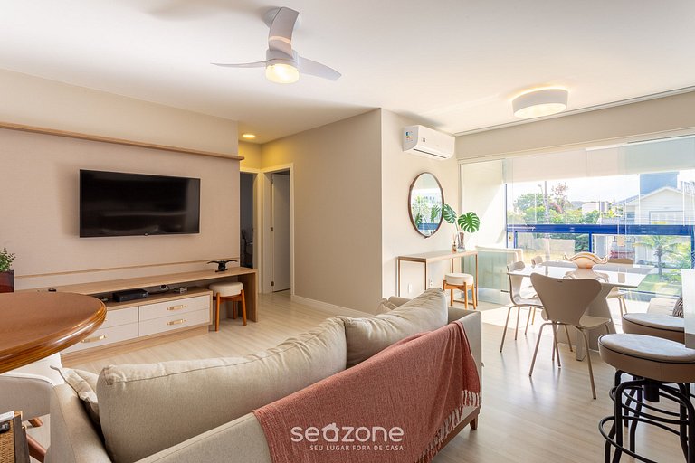 Encantador apt 500m de la playa en Jurerê RIV101