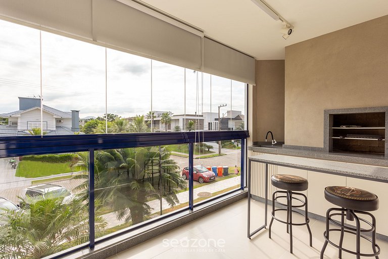 Encantador apt 500m de la playa en Jurerê RIV101