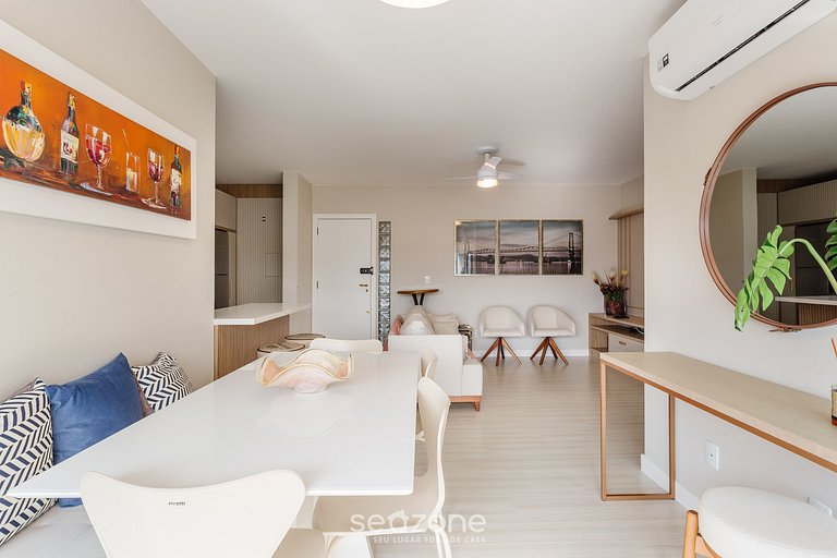 Encantador apt 500m de la playa en Jurerê RIV101