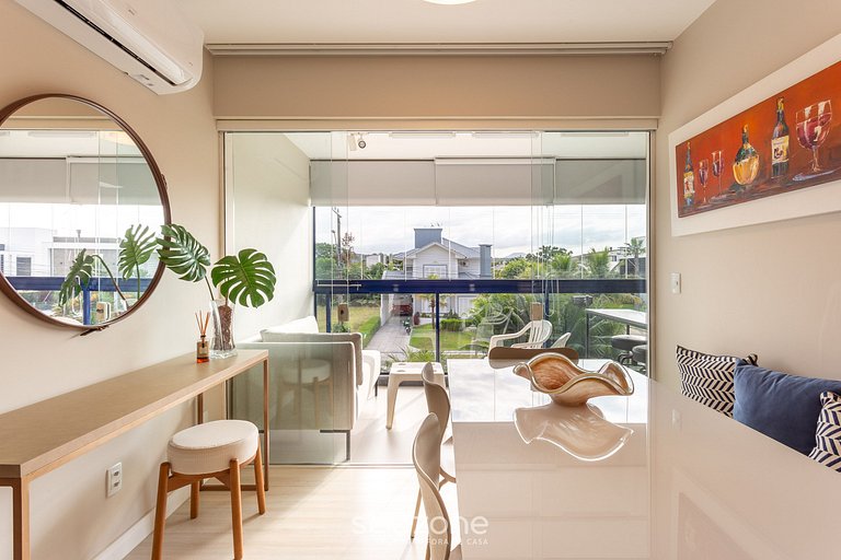 Encantador apt 500m de la playa en Jurerê RIV101