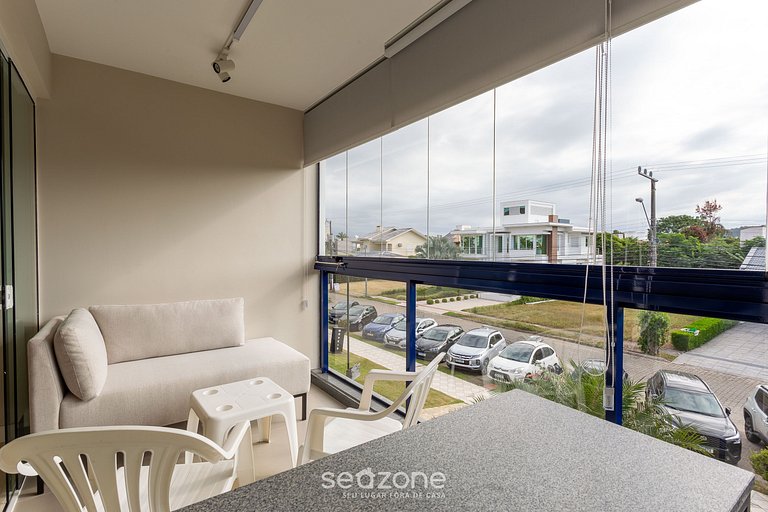 Encantador apt 500m de la playa en Jurerê RIV101