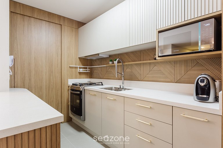 Encantador apt 500m de la playa en Jurerê RIV101