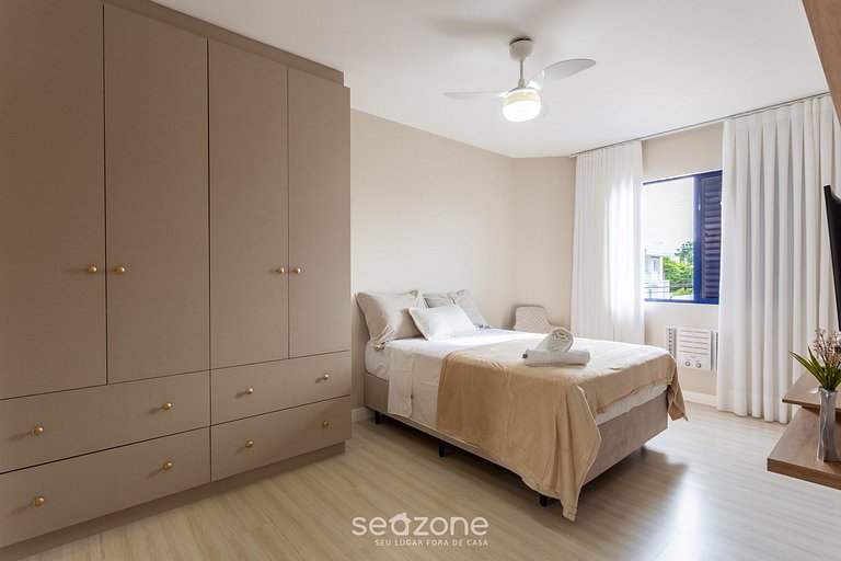 Encantador apt 500m de la playa en Jurerê RIV101