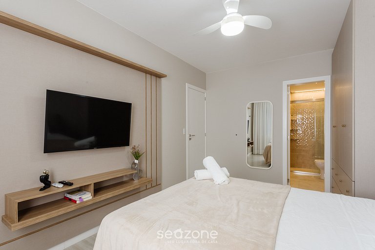 Encantador apt 500m de la playa en Jurerê RIV101