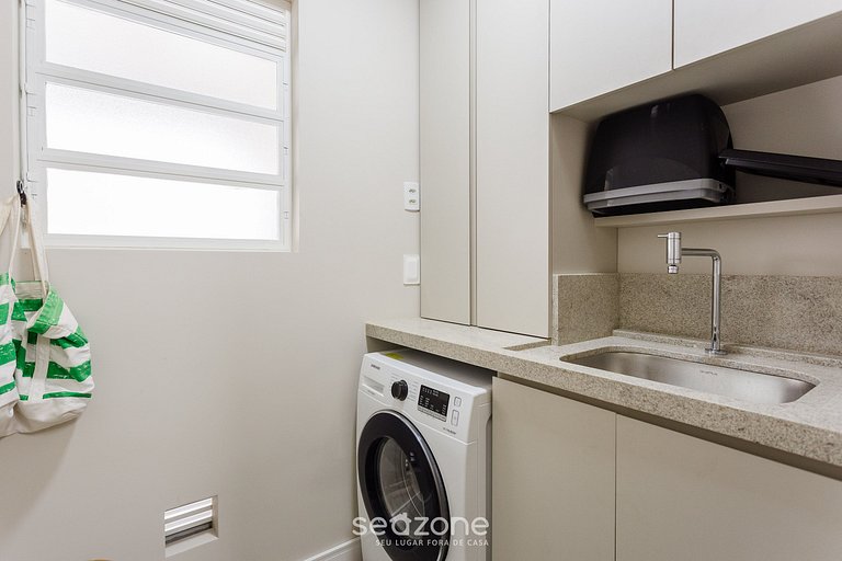 Encantador apt 500m de la playa en Jurerê RIV101