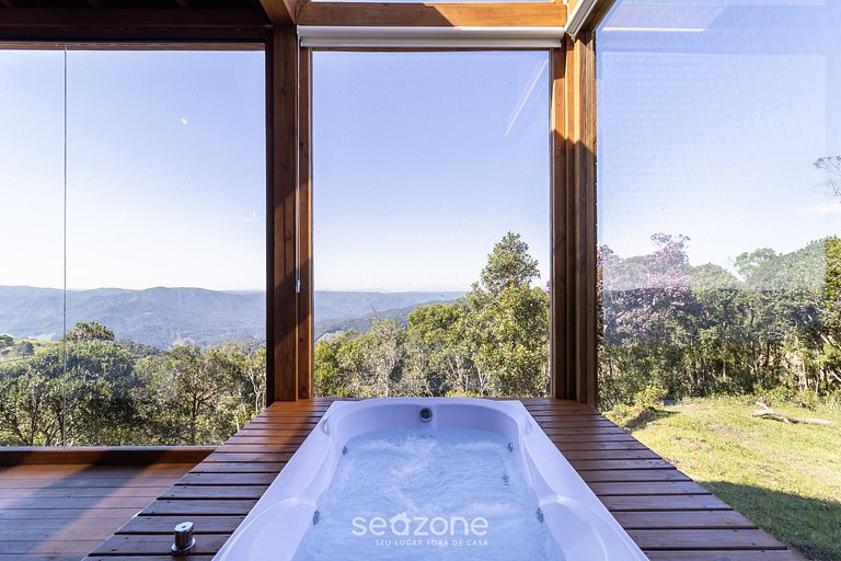 Cabana c/ lareira prox. de Florianópolis VST033