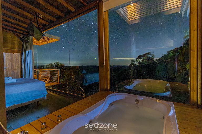 Cabana c/ lareira prox. de Florianópolis VST033