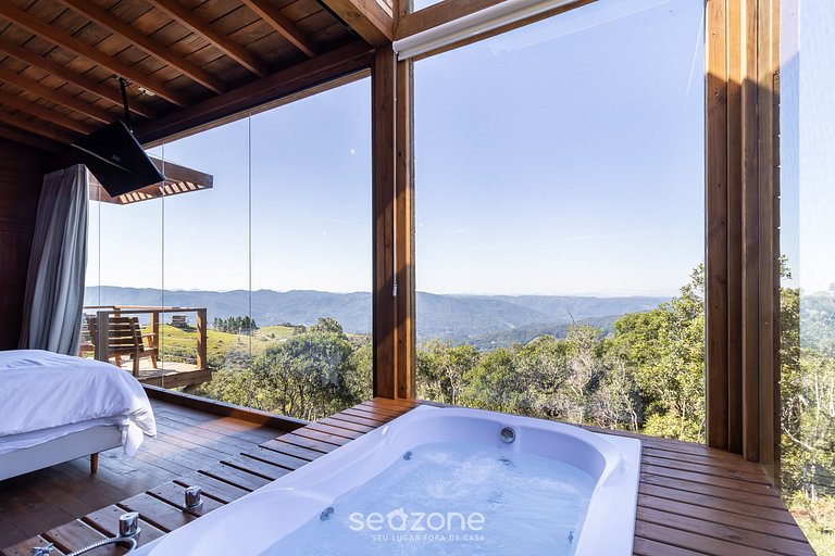 Cabana c/ lareira prox. de Florianópolis VST033