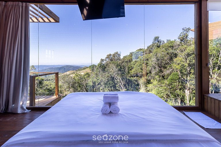 Cabaña c/chimenea cerca de Florianópolis VST033