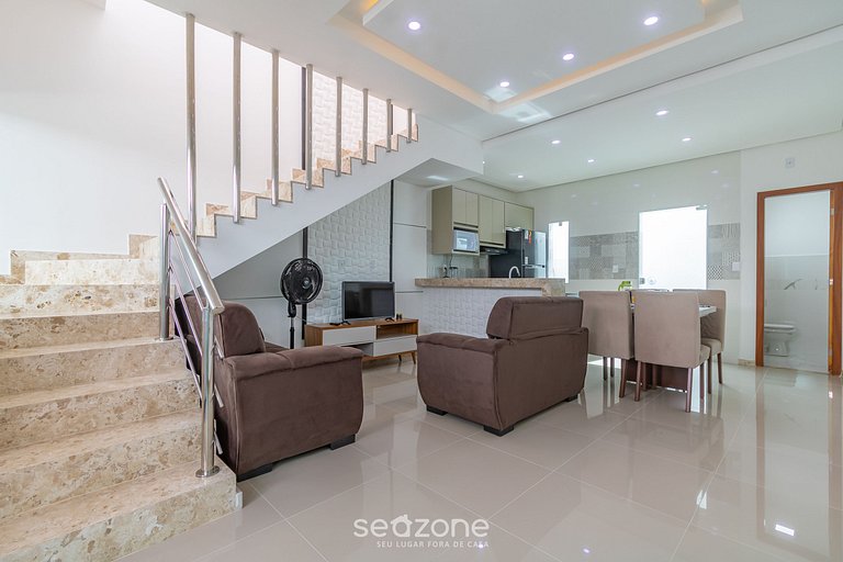 Hermoso Apto a 400m de Playa de Taperapuã EDT0009