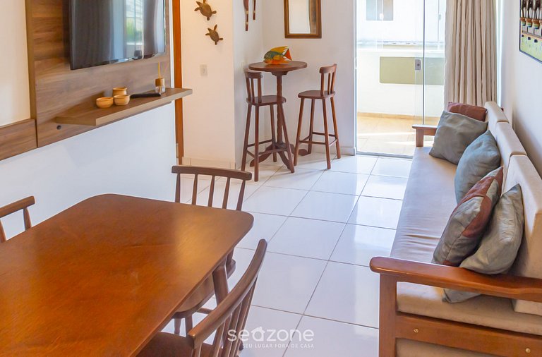 Precioso apartamento con balcón y barbacoa ECU102