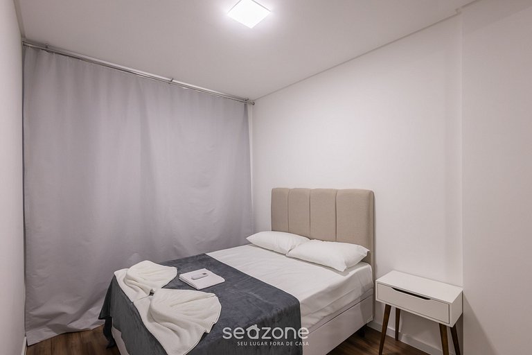 Dpto vista mar c/ parrilla en Itapema – SBN0705