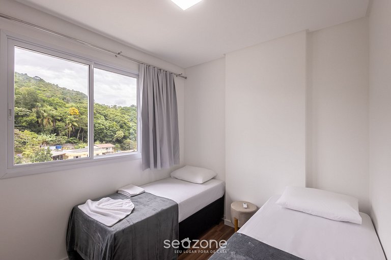 Dpto vista mar c/ parrilla en Itapema – SBN0705