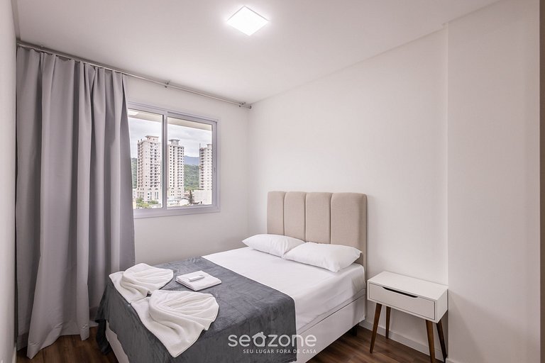 Dpto vista mar c/ parrilla en Itapema – SBN0705