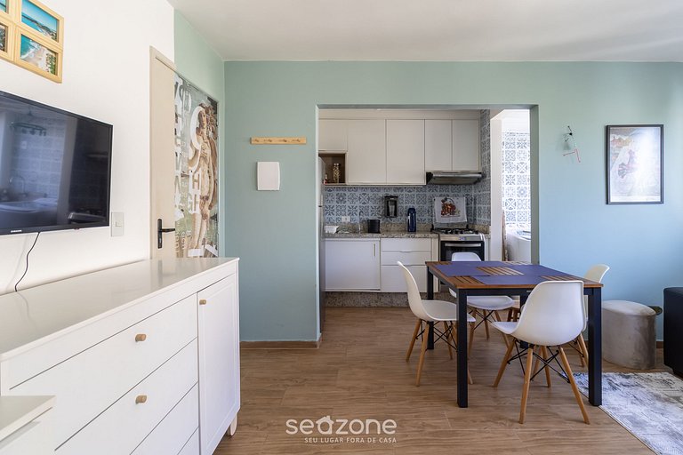 Apto Confortável em via Gastronômica - CAS014