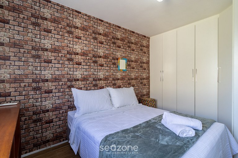 Apto Confortável em via Gastronômica - CAS014