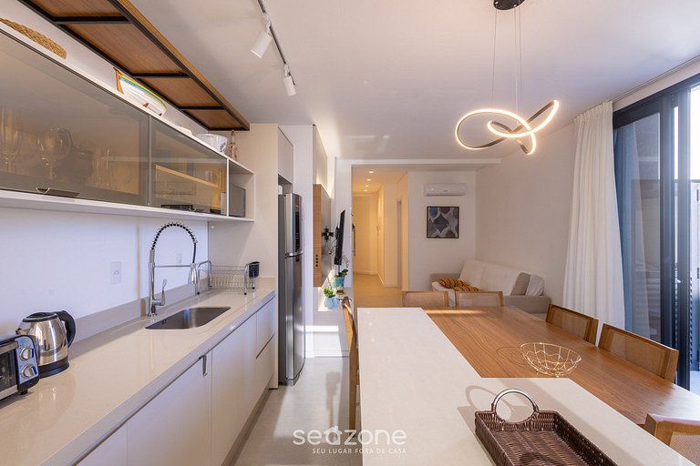 Apto 2Q c/ Churrasq. a 600m da Praia VRE102