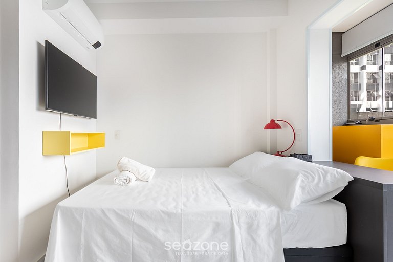 Estudio en Condominio c/ Piscina São Paulo THK0202