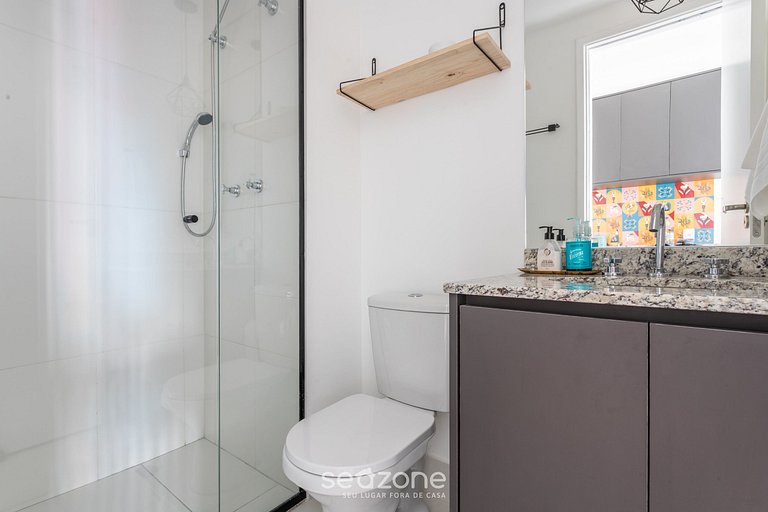 Estudio en Condominio c/ Piscina São Paulo THK0202