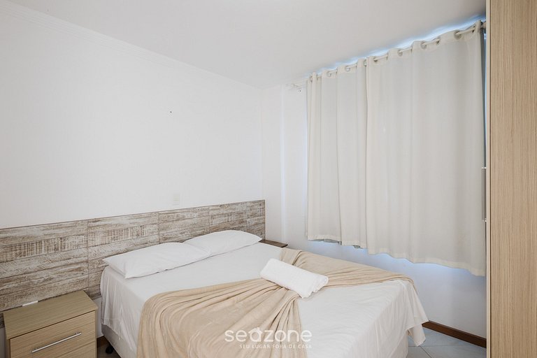 Ótimo apto a 2 quadras da praia de Bombas CAN304