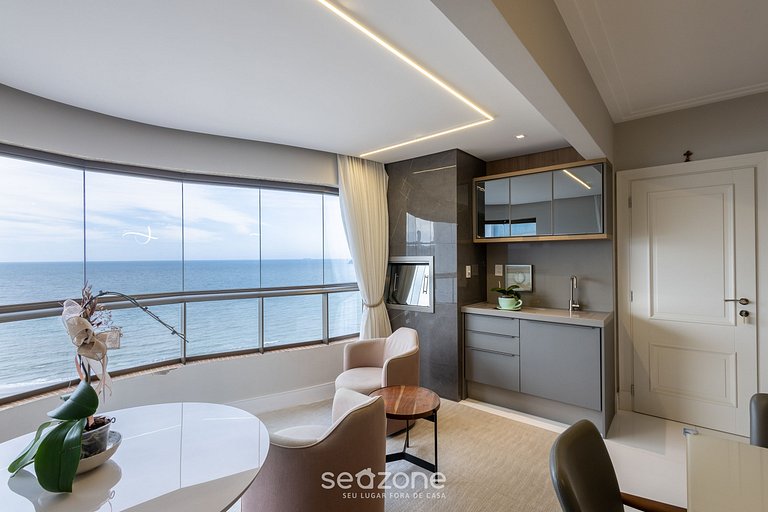 Apto 3Q c Vista Mar Churrasq. Garagem - BC VLD1002