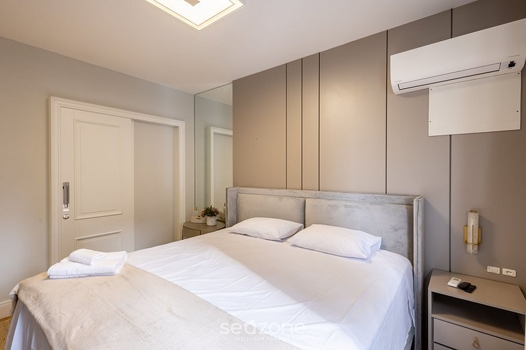 Apto 3Q c Vista Mar Churrasq. Garagem - BC VLD1002