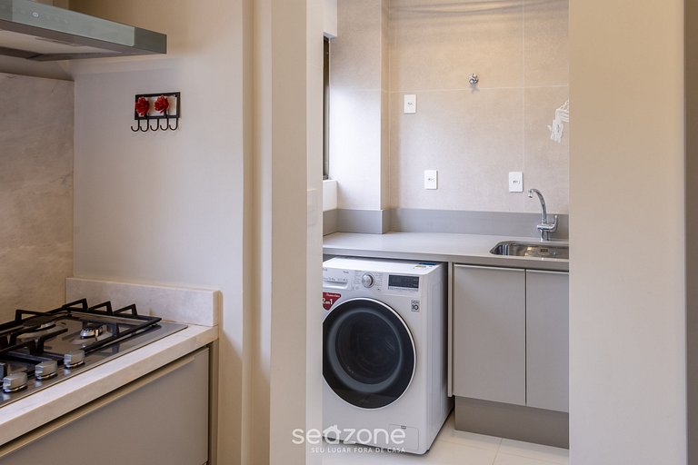 Apto 3Q c Vista Mar Churrasq. Garagem - BC VLD1002