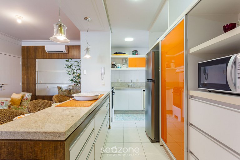 Confortável Apto quadra mar em Floripa RVG101