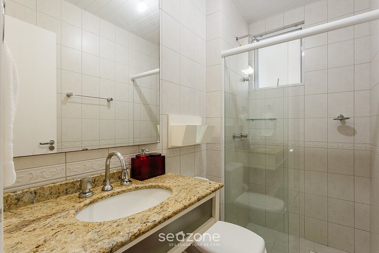 Confortável Apto quadra mar em Floripa RVG101