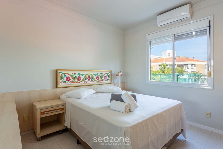 Confortável Apto quadra mar em Floripa RVG101