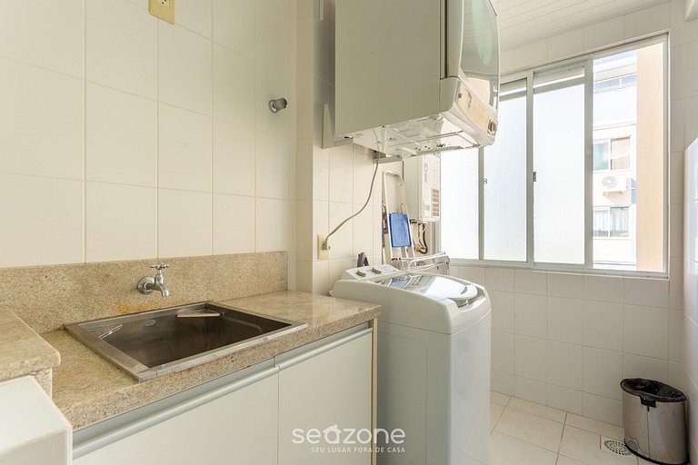 Confortável Apto quadra mar em Floripa RVG101