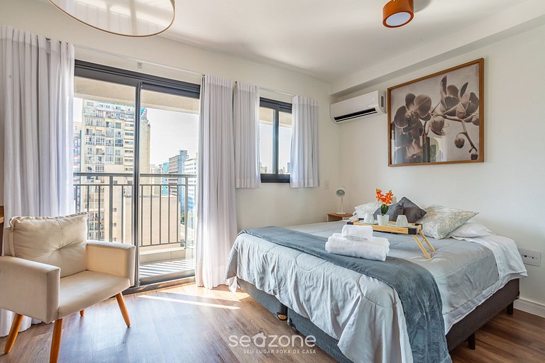 Studio Moderno e Central - Vila Buarque SP ISC0906