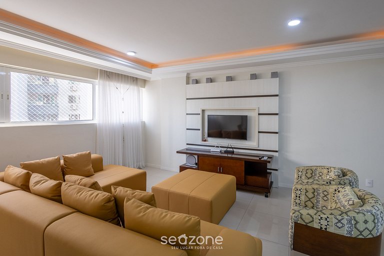 Apto 3Q próx praia e atrações no centro BC PNA0402