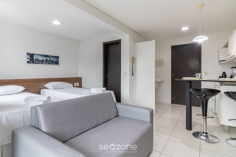 Estúdio com Ar Prox Atrações de Blumenau - SPT0304