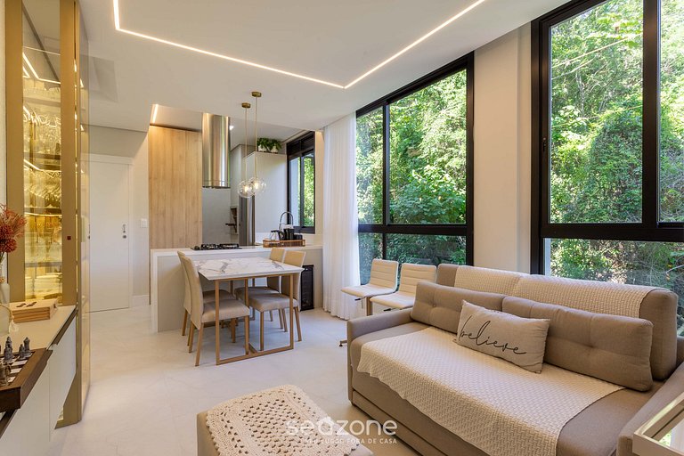 Relájate en Jurerê a solo 450m de la Playa VLJ204