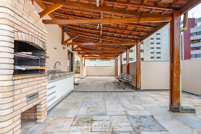 Apto 1Qto c/ piscina 600m do metro Moema/SP NPZ093