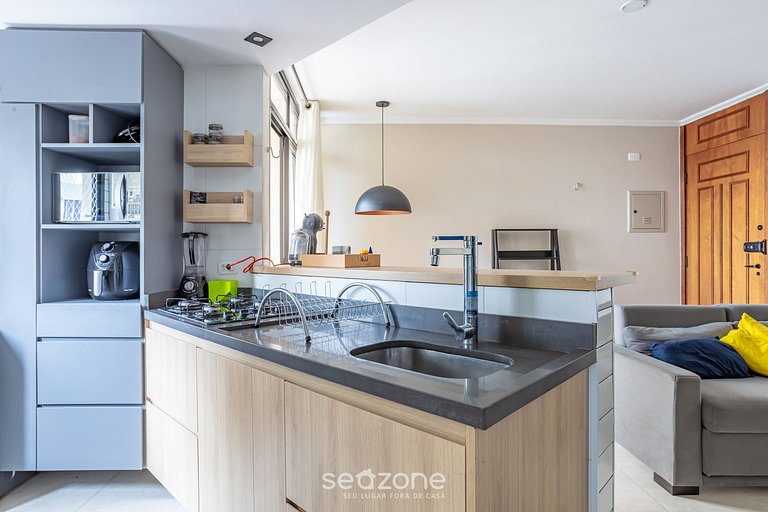 Ap 1 dorm c/piscina a 600m metro Moema/SP NPZ093