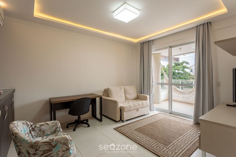 Apto c/churrasq 850m da Praia dos Ingleses VDE101