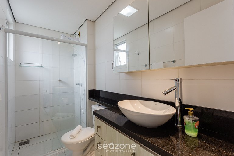 Apto c/churrasq 850m da Praia dos Ingleses VDE101