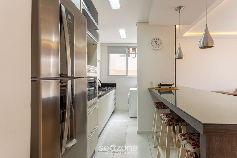 Apto c/churrasq 850m da Praia dos Ingleses VDE101