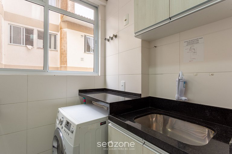 Apto c/churrasq 850m da Praia dos Ingleses VDE101