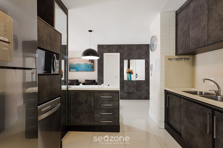 Apto 2 suites cerca de la playa Floripa-SC MHE213