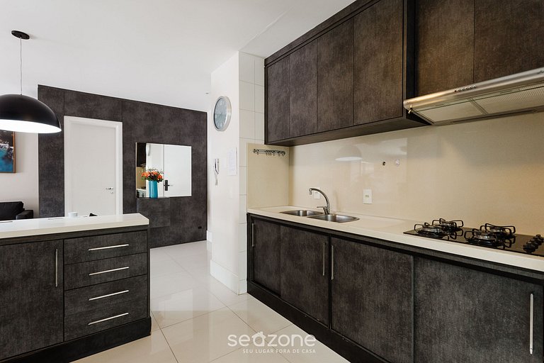 Apto 2 suites cerca de la playa Floripa-SC MHE213