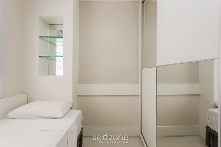 Apto 2 suites cerca de la playa Floripa-SC MHE213